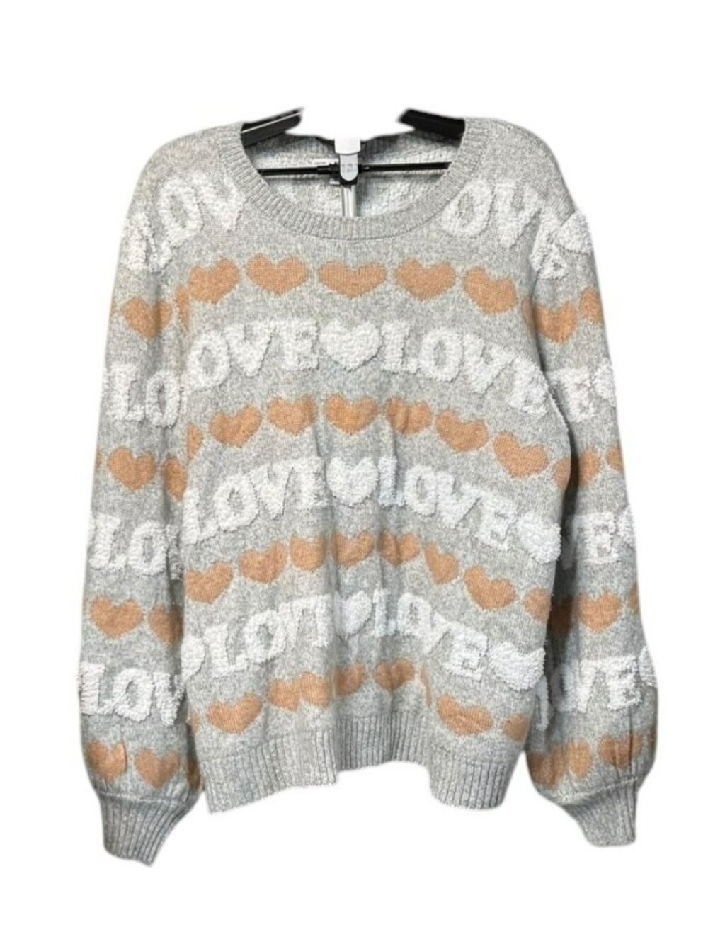 NWOT Women's Plus Size Sonoma Lauren Lane Love & Hearts Sweater - 4X